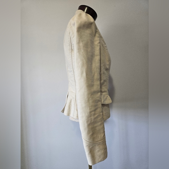 RALPH LAUREN RUGBY Cream Cotton Blazer Jacket. Size 8 - Picture 5 of 12